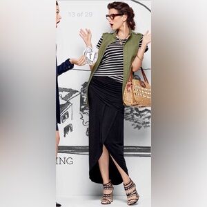 CAbi Runaround Skirt, Size Small, Black